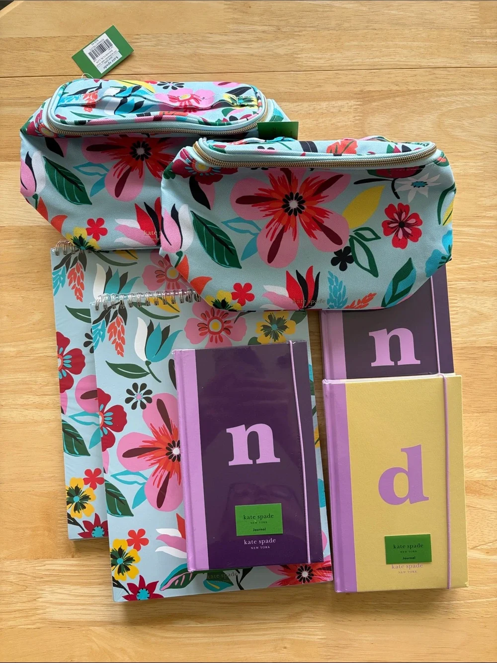 ♠️ Kate Spade Just Mine Bookcloth Journal. Letter “n”. New!